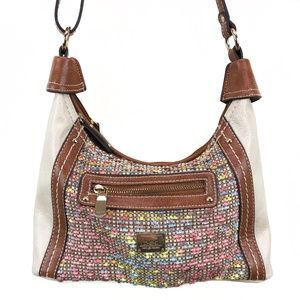 BOC Born Concepts Handbag Pebbled with Woven Fiber